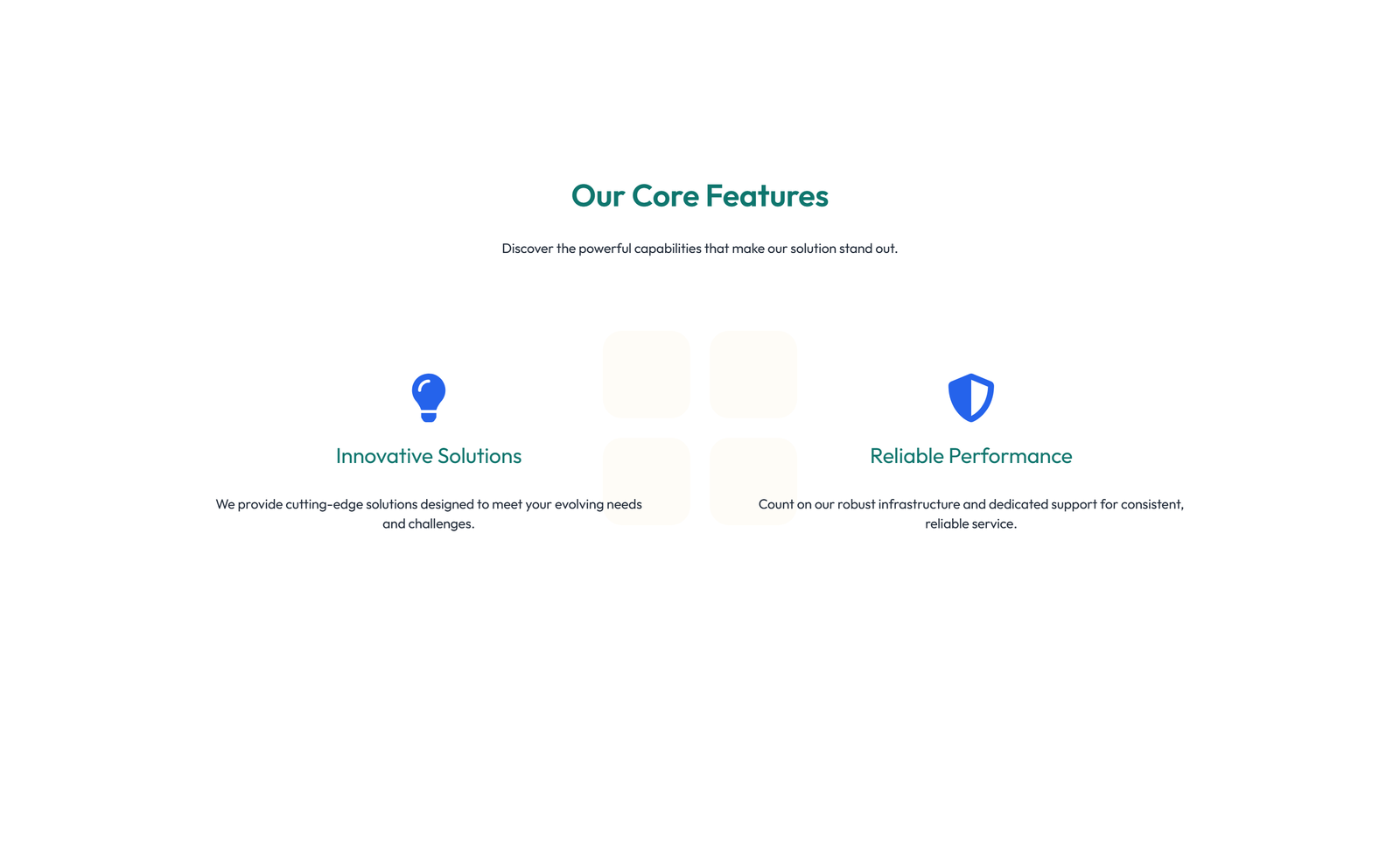 Screenshot of Feature Grid with 2-column Image, Title, Text Cards 66 - Elementor Feature Sections component