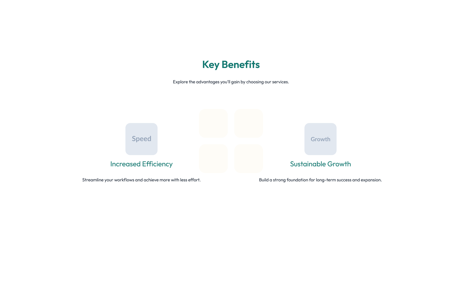 Screenshot of Feature Grid with 3-column Icon, Title, Text, CTA Cards 66 - Elementor Feature Sections component