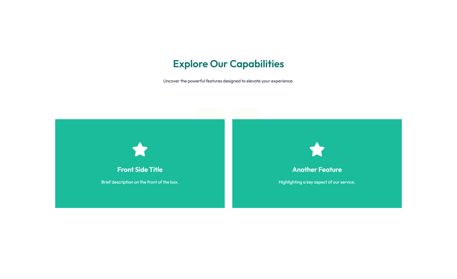 Feature Grid with 2-column Image, Title, Text Cards 67 - Elementor component