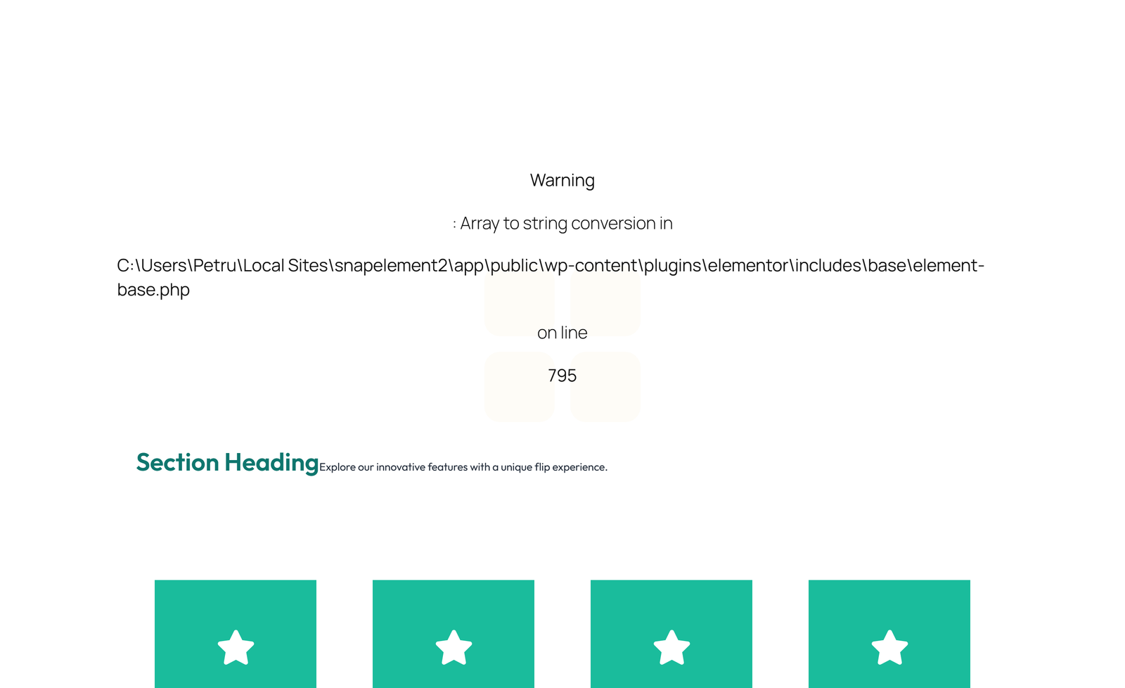 Feature Grid with 3-column Icon, Title, Text Cards 72 - Elementor component