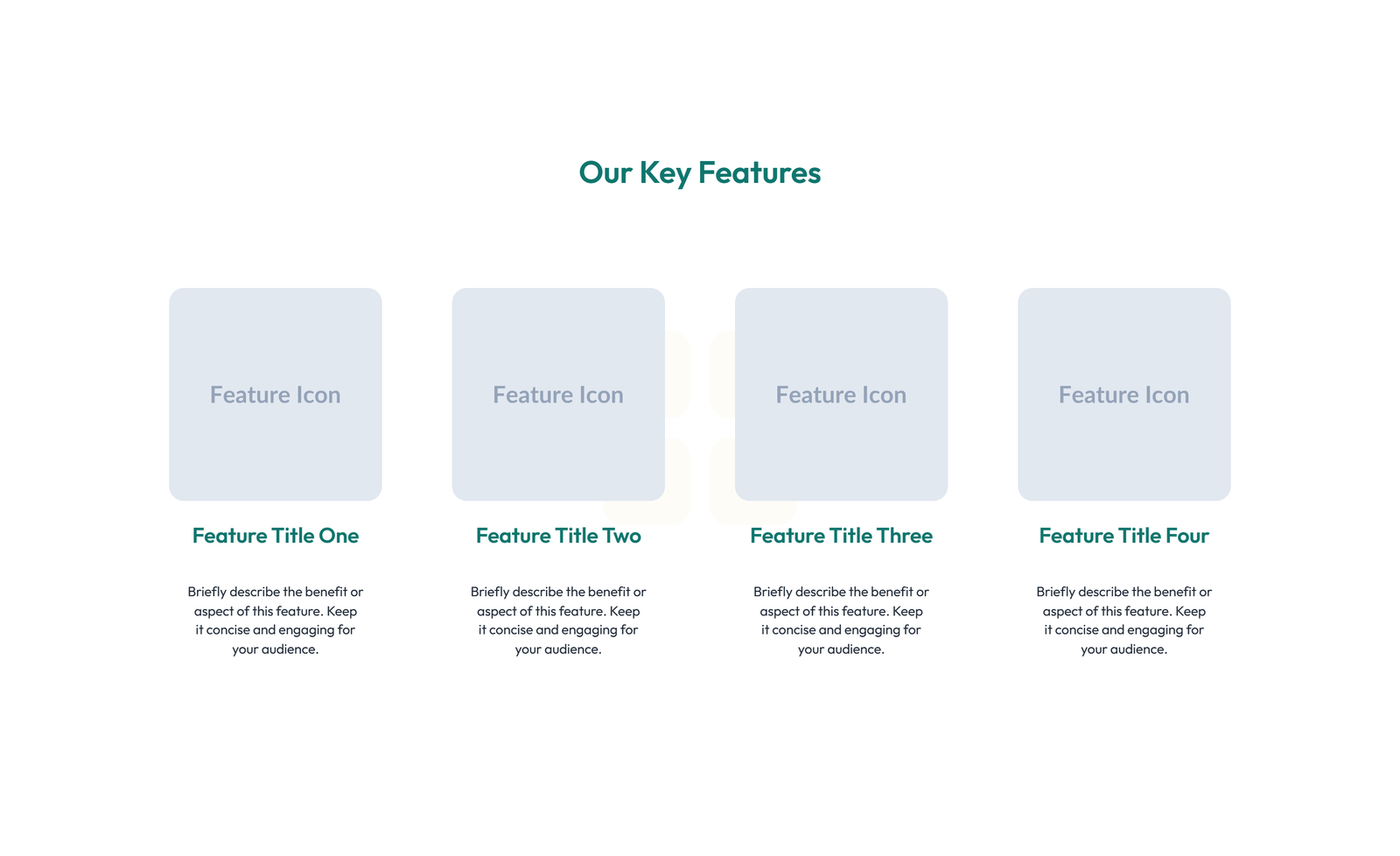 Feature Grid with 3-column Icon, Title, Text, CTA Cards 75 - Elementor component