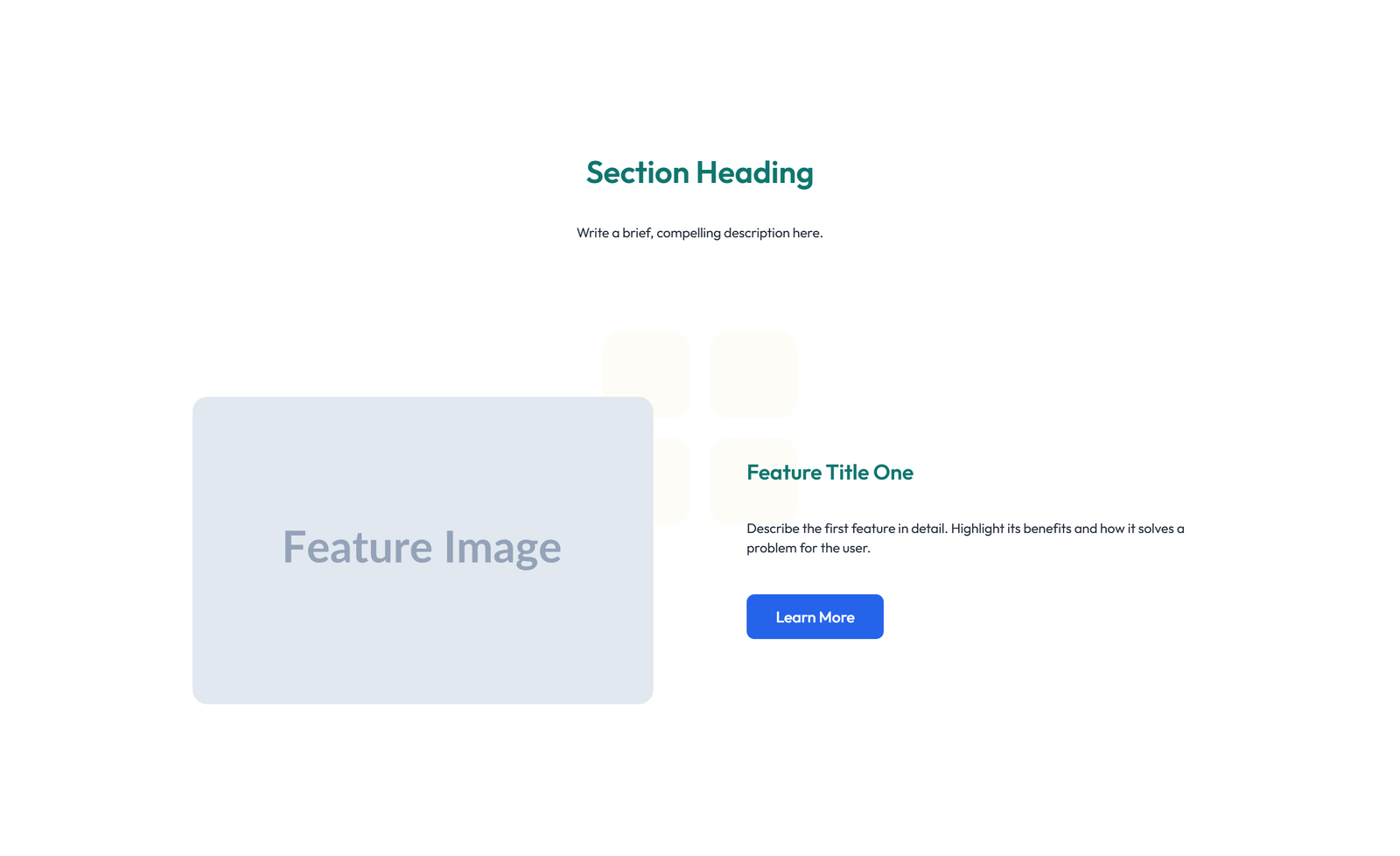 Feature Grid with 3-column Icon, Title, Text, CTA Cards 82 - Elementor component