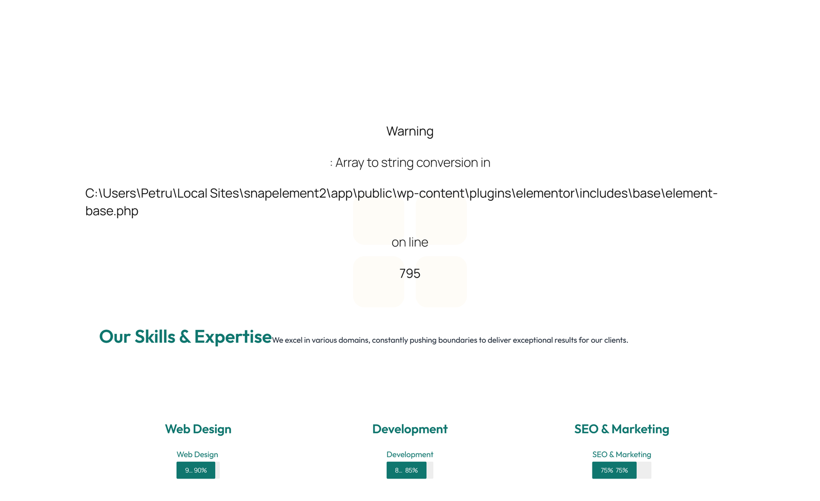 Screenshot of Feature Grid with 3-column Icon, Title, Text, CTA Cards 93 - Elementor Feature Sections component