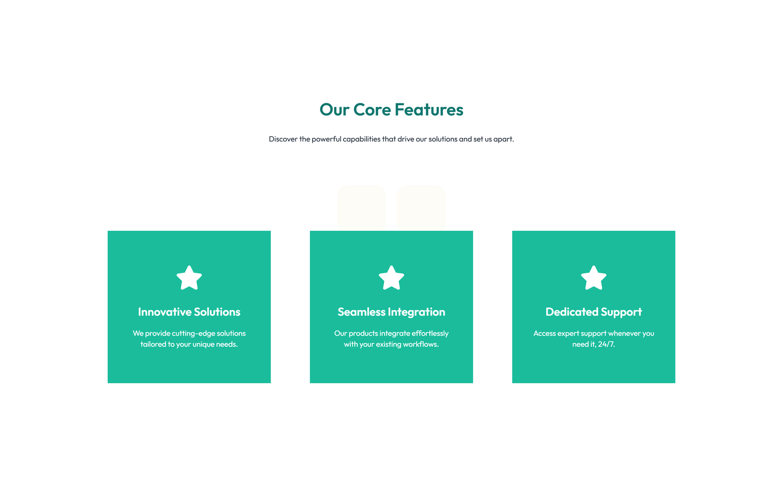 Feature Grid with 2-column Image, Title, Text Cards 94 - Elementor component