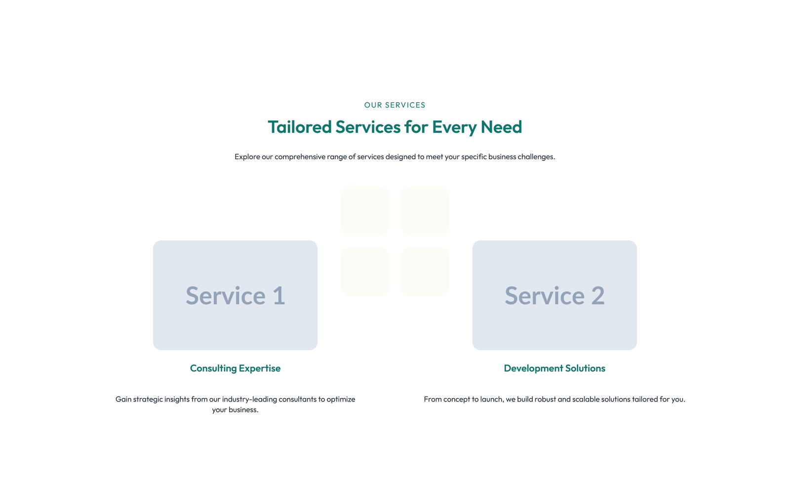 Feature Grid with 3-column Icon, Title, Text Cards 114 - Elementor component