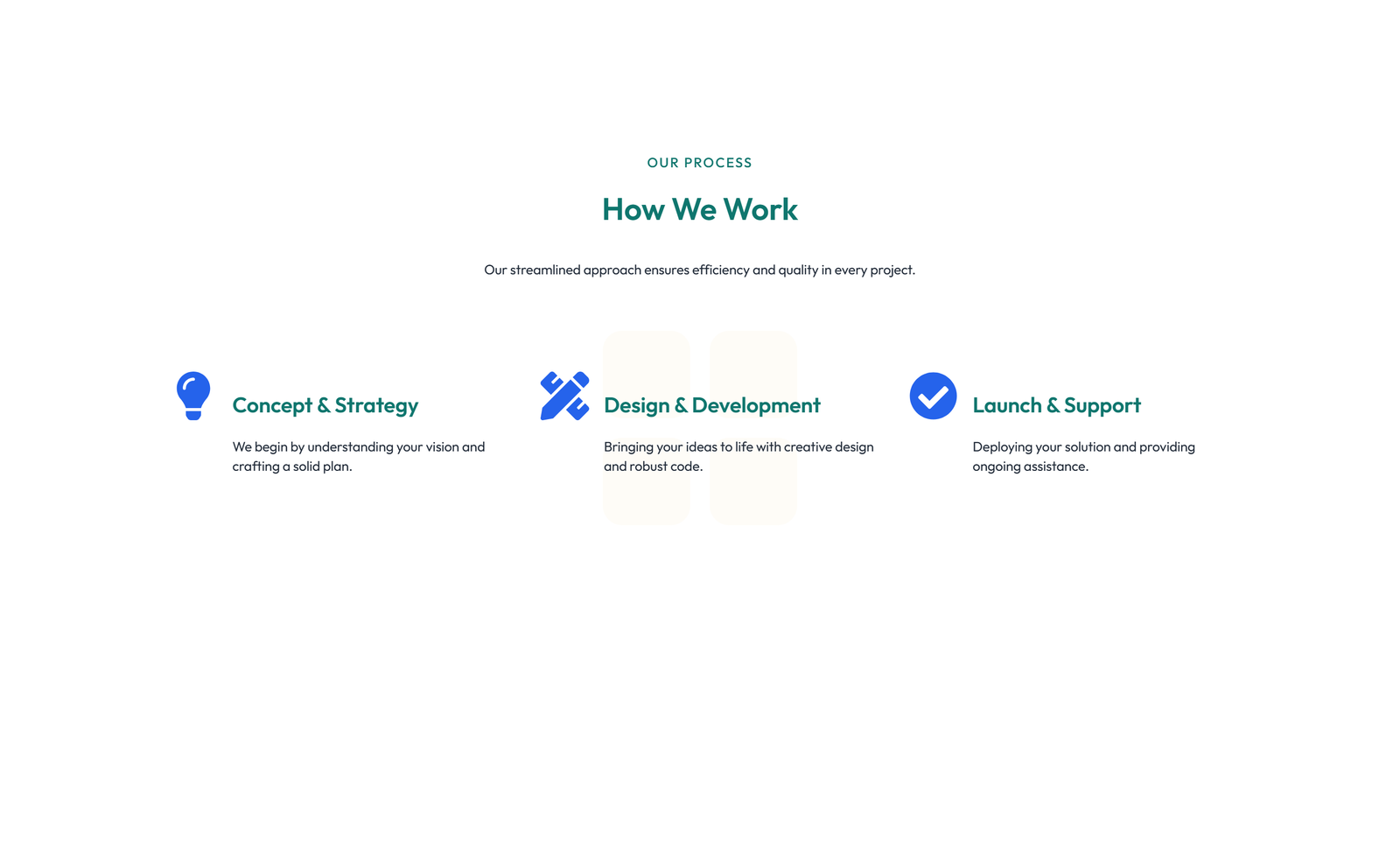 Screenshot of Feature Grid with 4-column Icon-box Cards 129 - Elementor Feature Sections component