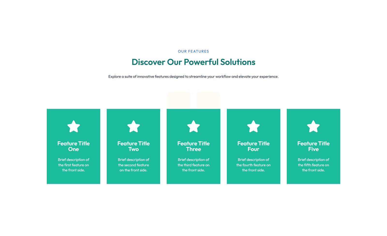Feature Grid with 3-column Icon, Title, Text, CTA Cards 141 - Elementor component