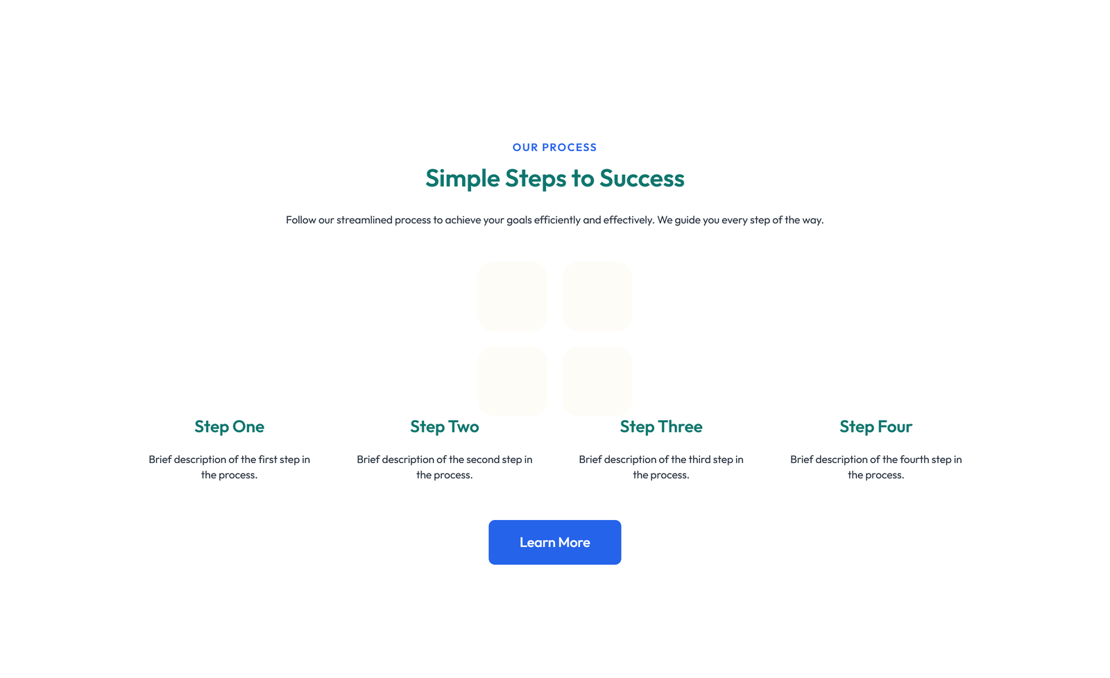 Screenshot of Feature Grid with 3-column Icon, Title, Text, CTA Cards 148 - Elementor Feature Sections component