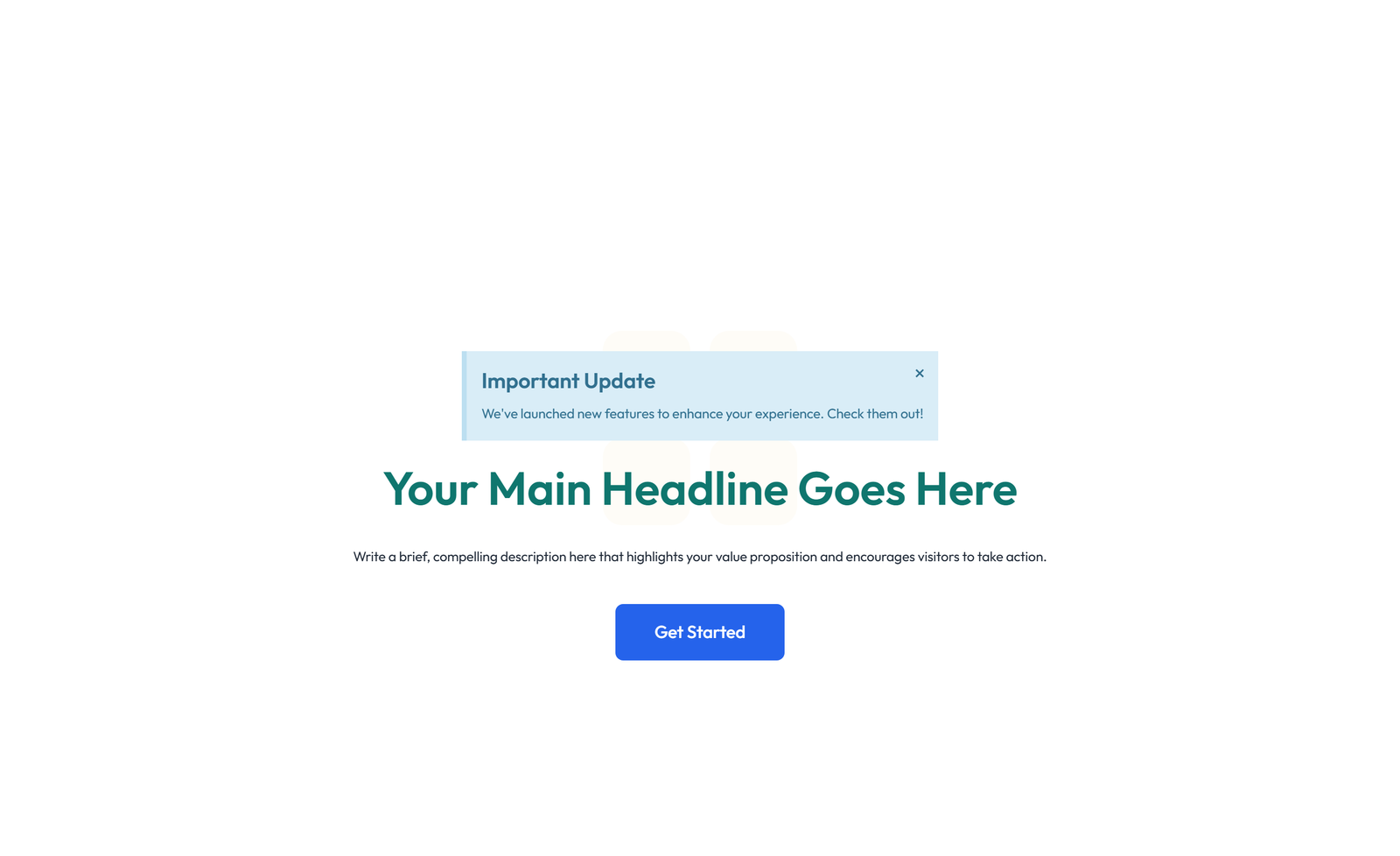 Split Hero with Text Left and Image Right and Two Buttons 2 - Elementor component