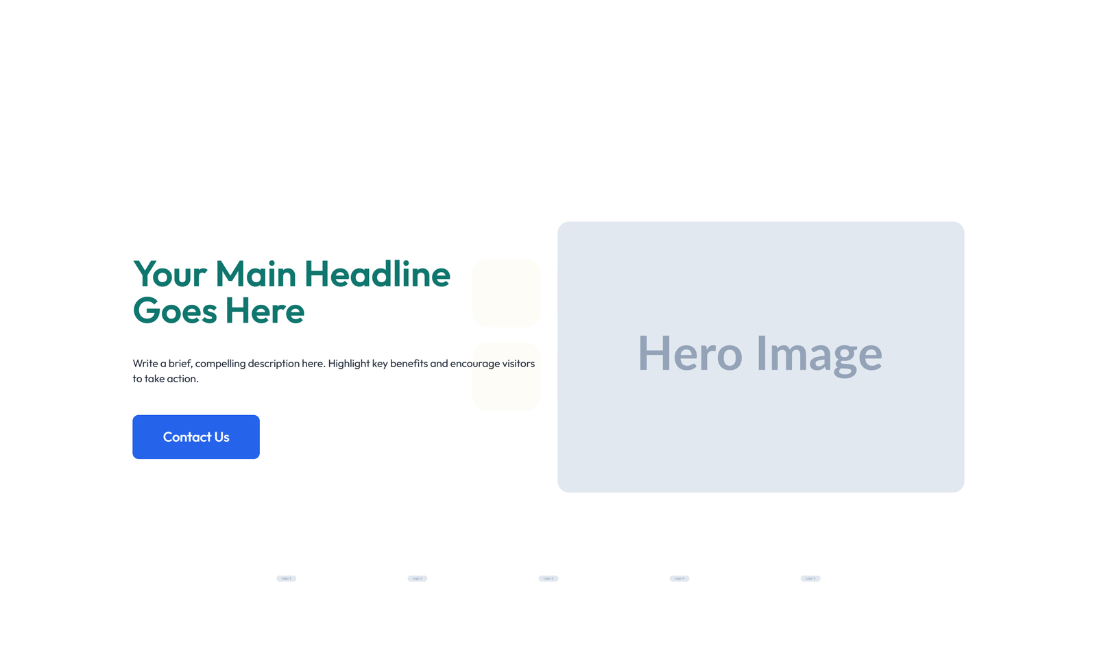 Split Hero with Text Left and Image Right and Two Buttons 9 - Elementor component