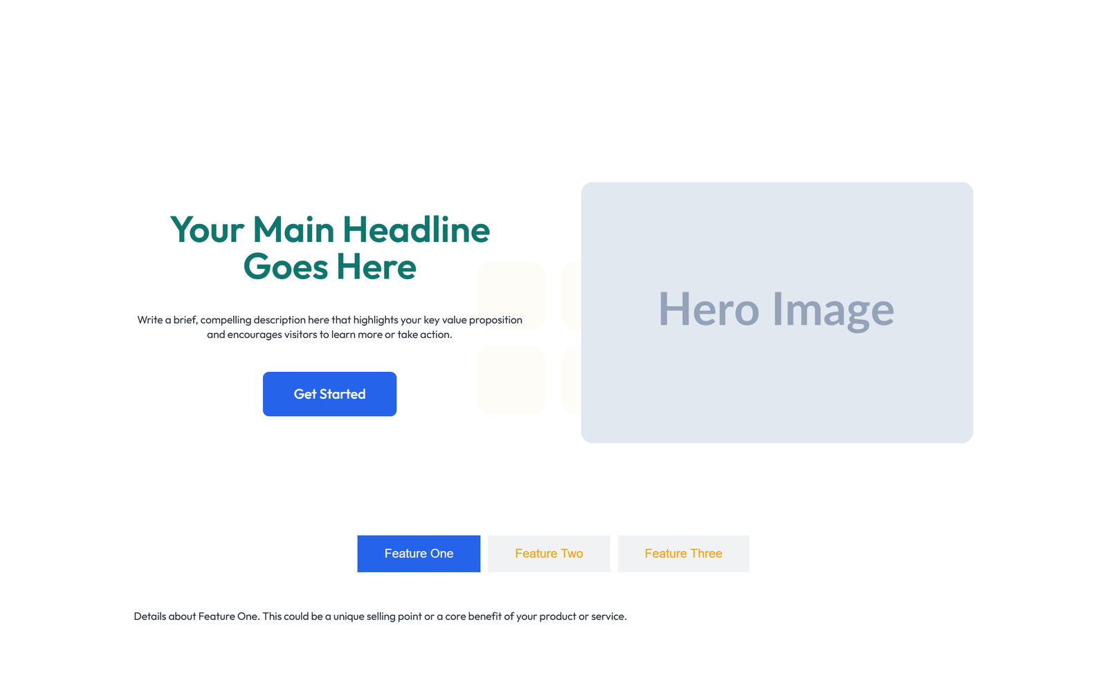 Centered Hero with H1, Subtitle, CTA Button 11 - Elementor component