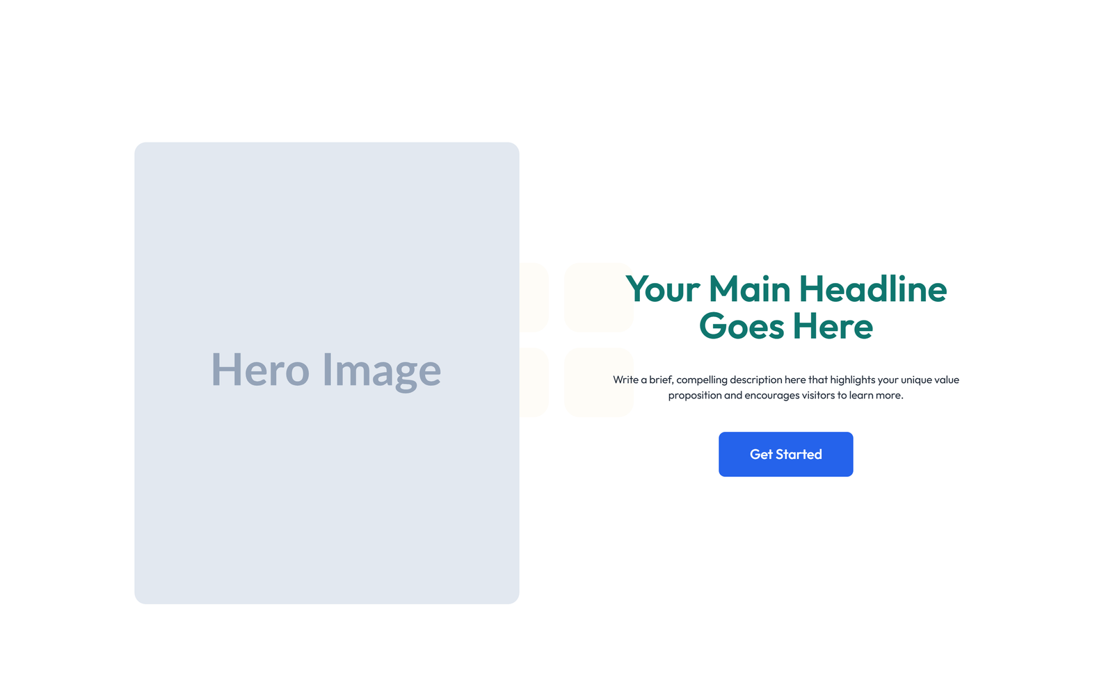 Centered Hero with H1, Subtitle, CTA, 3 Counter Stats 12 - Elementor component