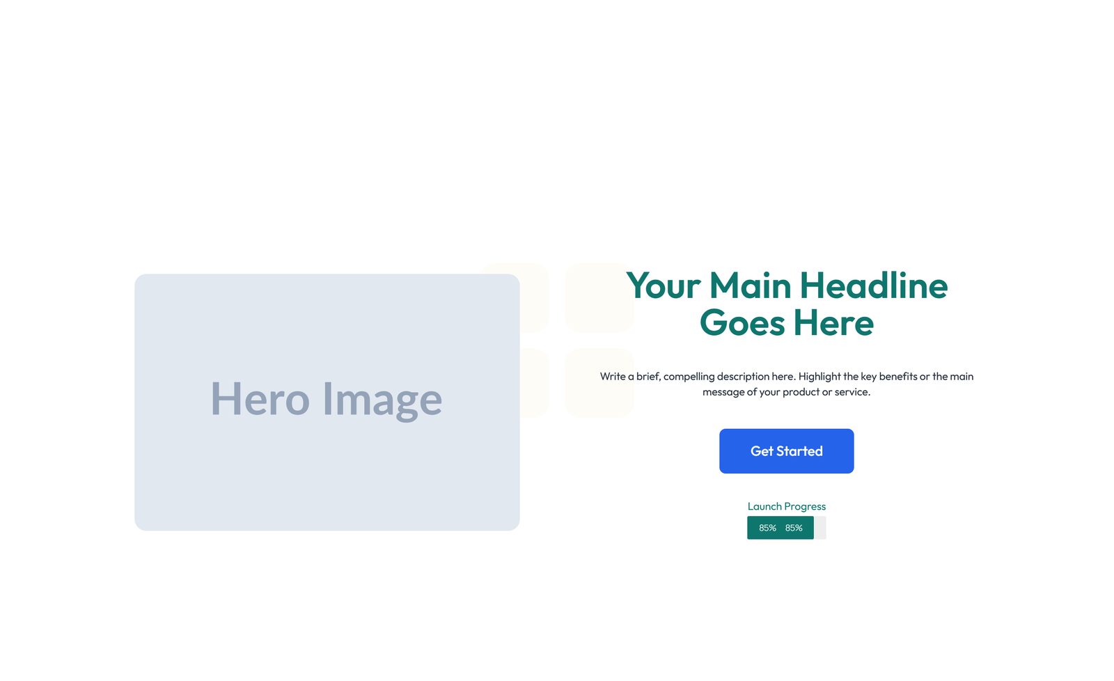 Centered Hero with H1, Subtitle, CTA, Trust Logos 13 - Elementor component