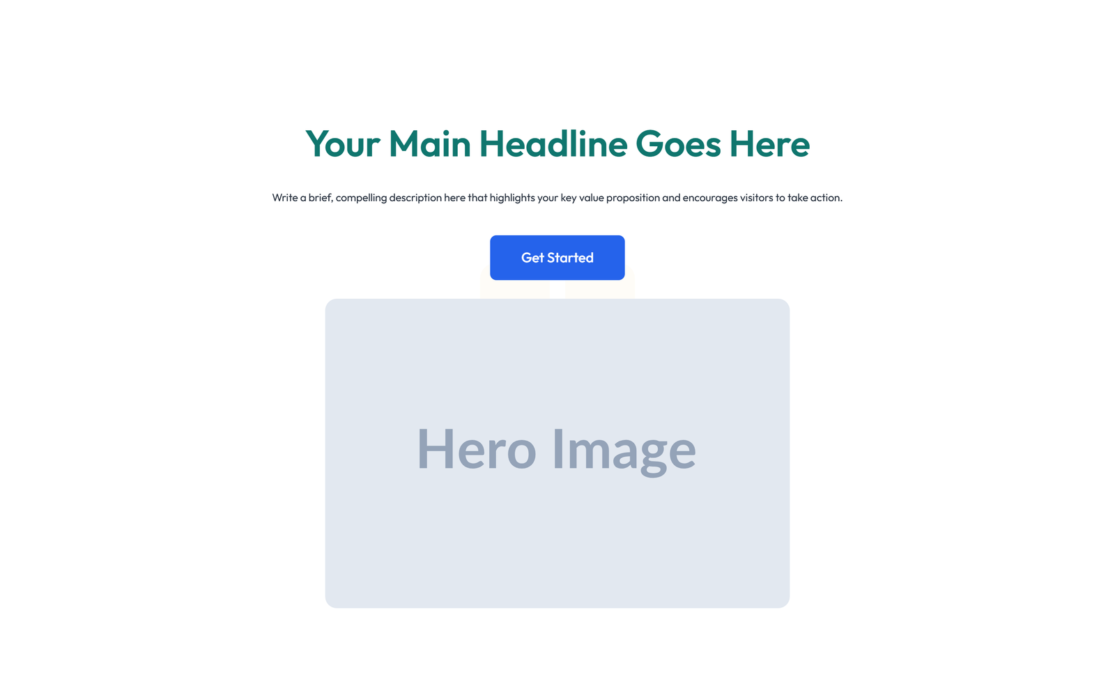 Split Hero with Image Left and Text Right and CTA 15 - Elementor component