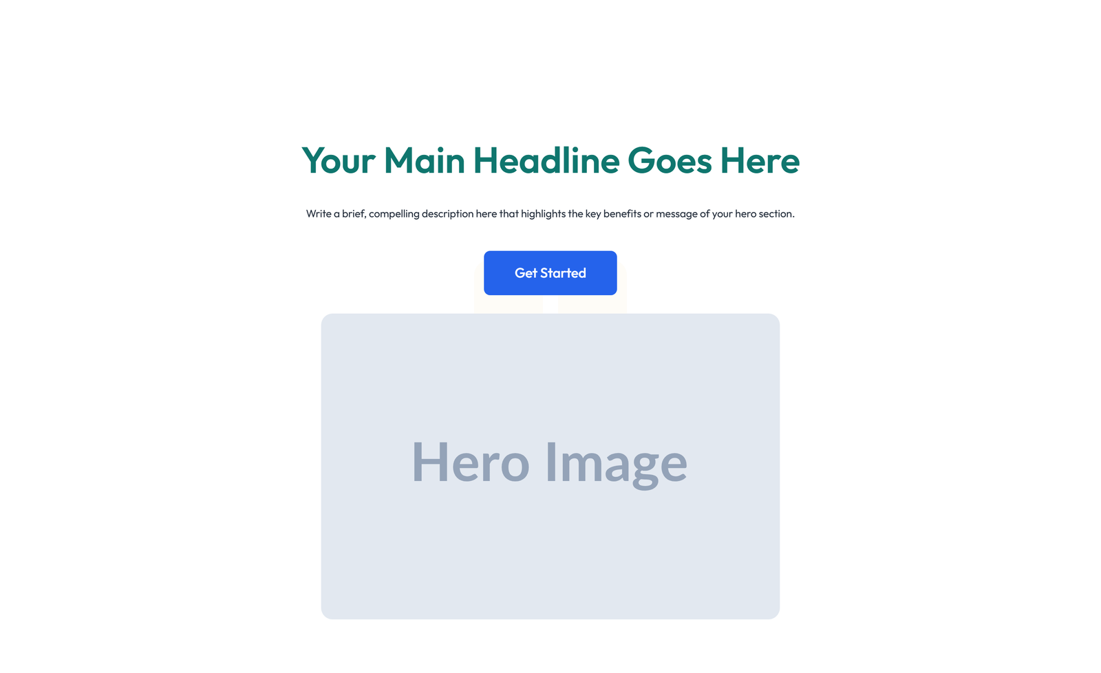 Split Hero with Text and Counters Left and Image Right 16 - Elementor component
