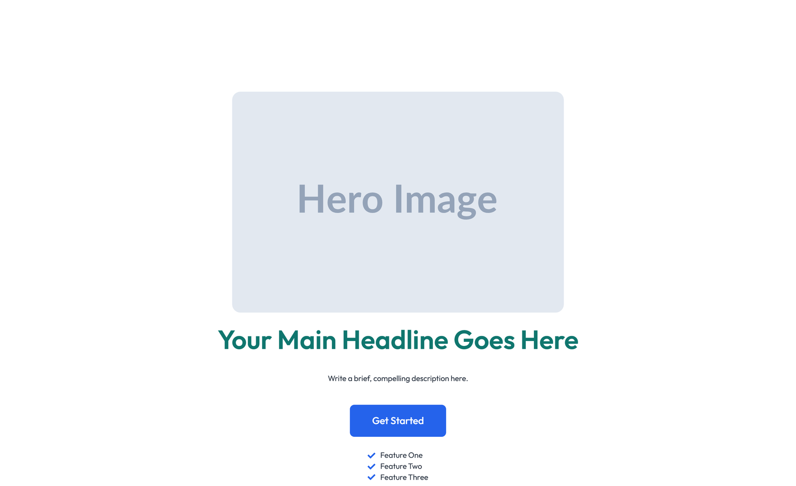Centered Hero with H1, Subtitle, CTA, 3 Counter Stats 18 - Elementor component
