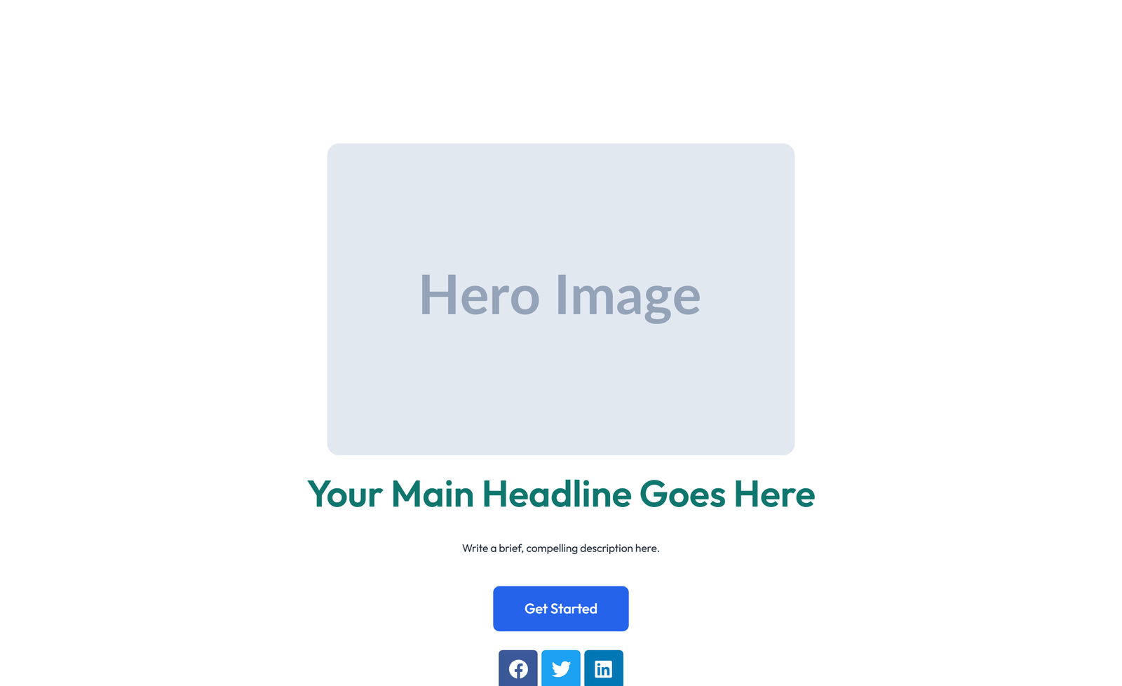 Split Hero with Text Left and Image Right and Two Buttons 18 - Elementor component