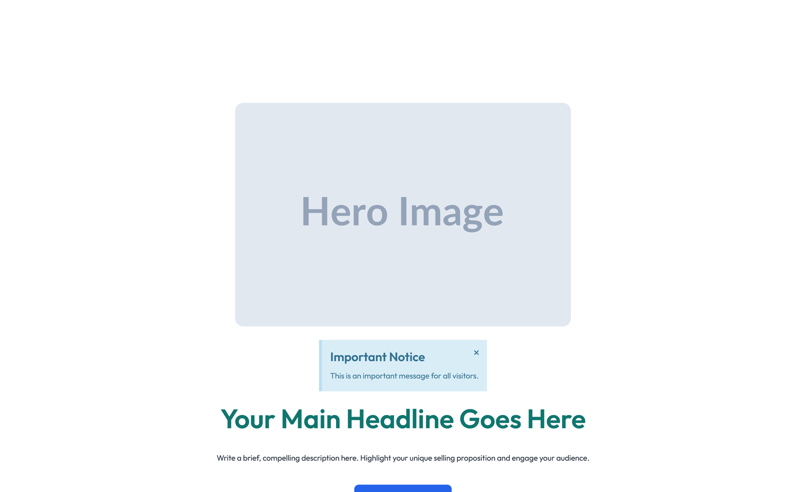 Split Hero with Text and Counters Left and Image Right 18 - Elementor component