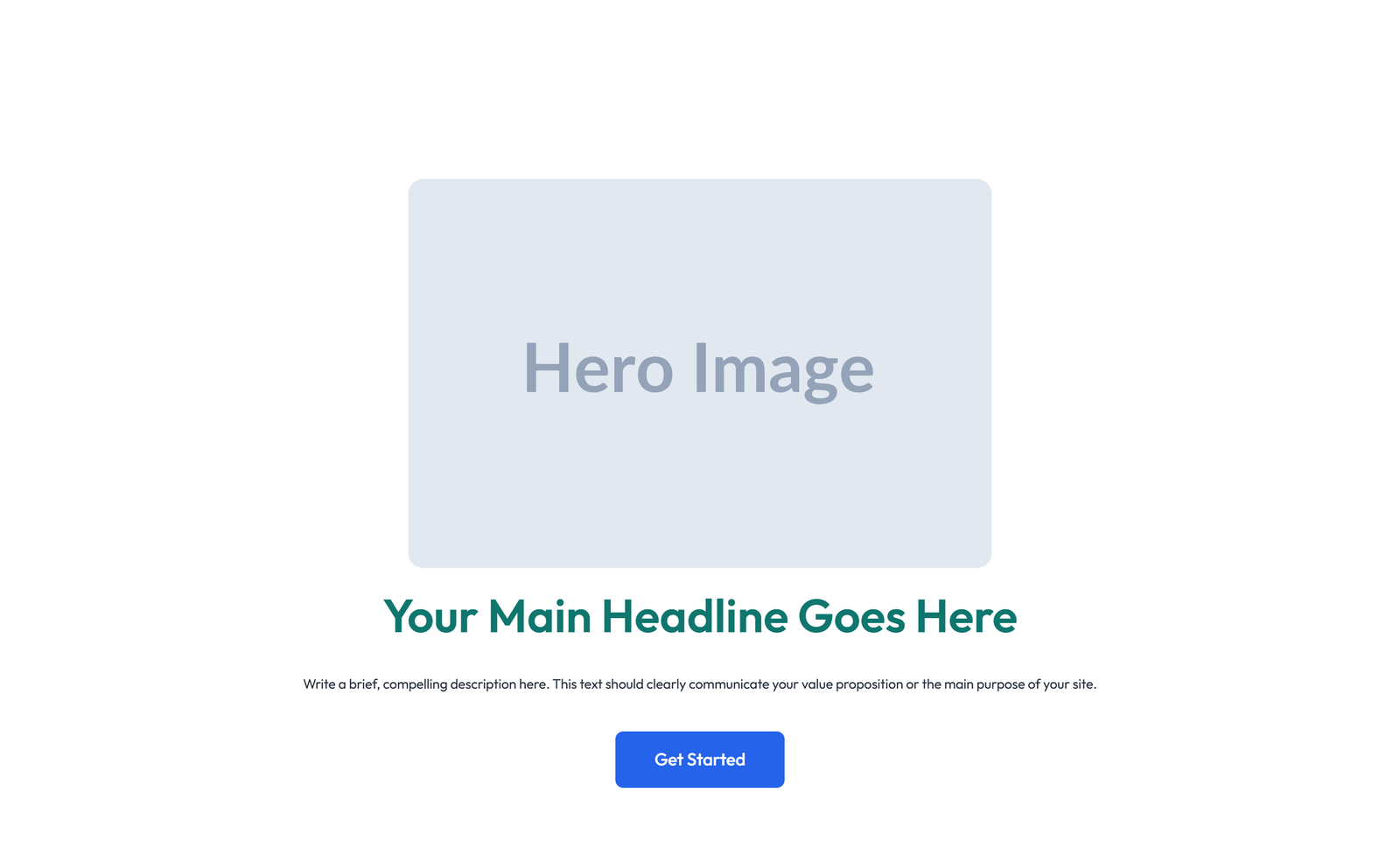 Centered Hero with H1, Subtitle, CTA, 3 Counter Stats 19 - Elementor component