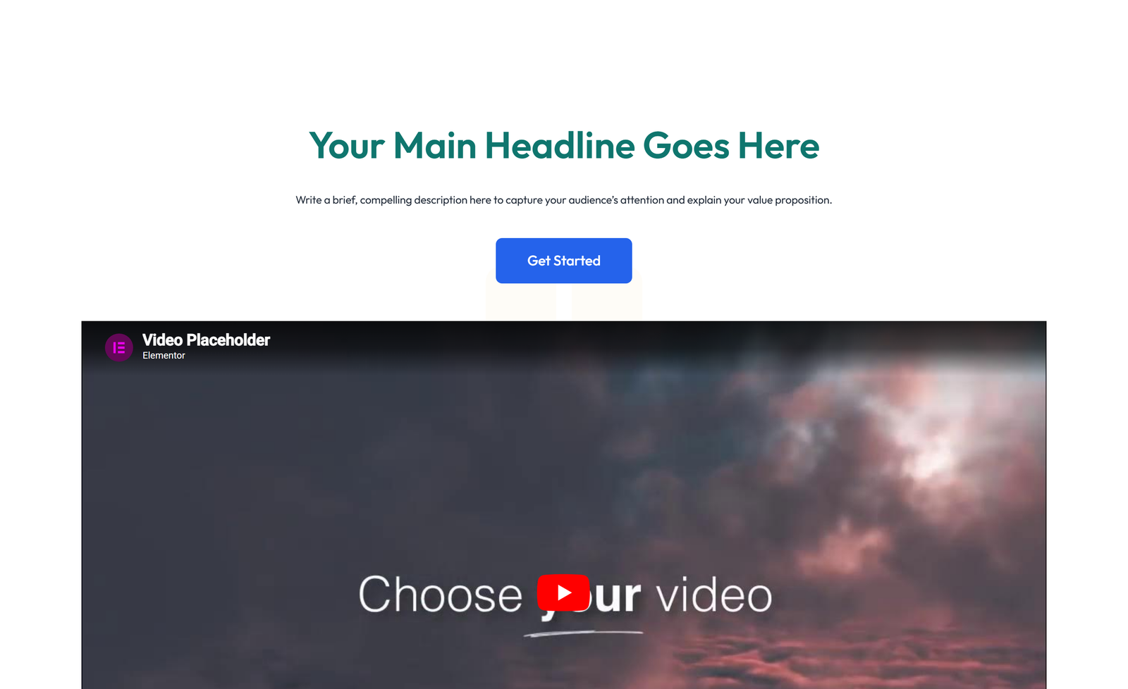 Split Hero with Text and Counters Left and Image Right 24 - Elementor component