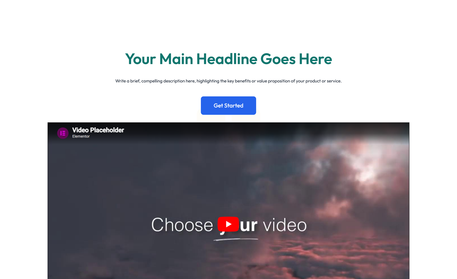 Split Hero with Image Left and Text Right and CTA 27 - Elementor component