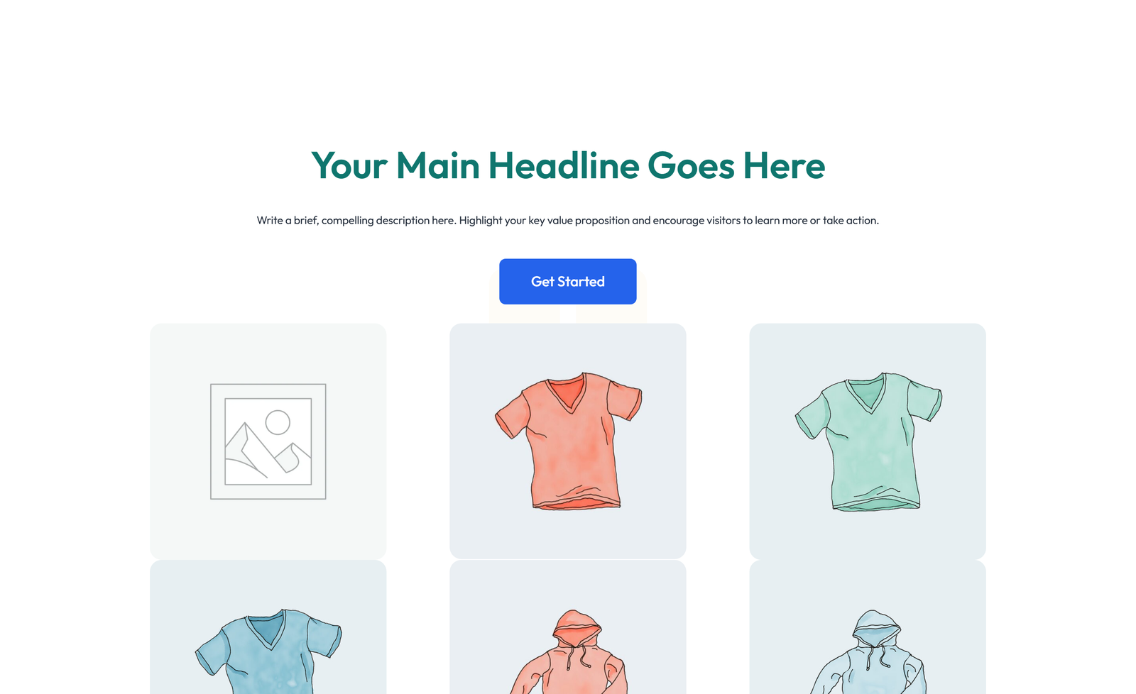 Centered Hero with H1, Subtitle, CTA, Trust Logos 29 - Elementor component