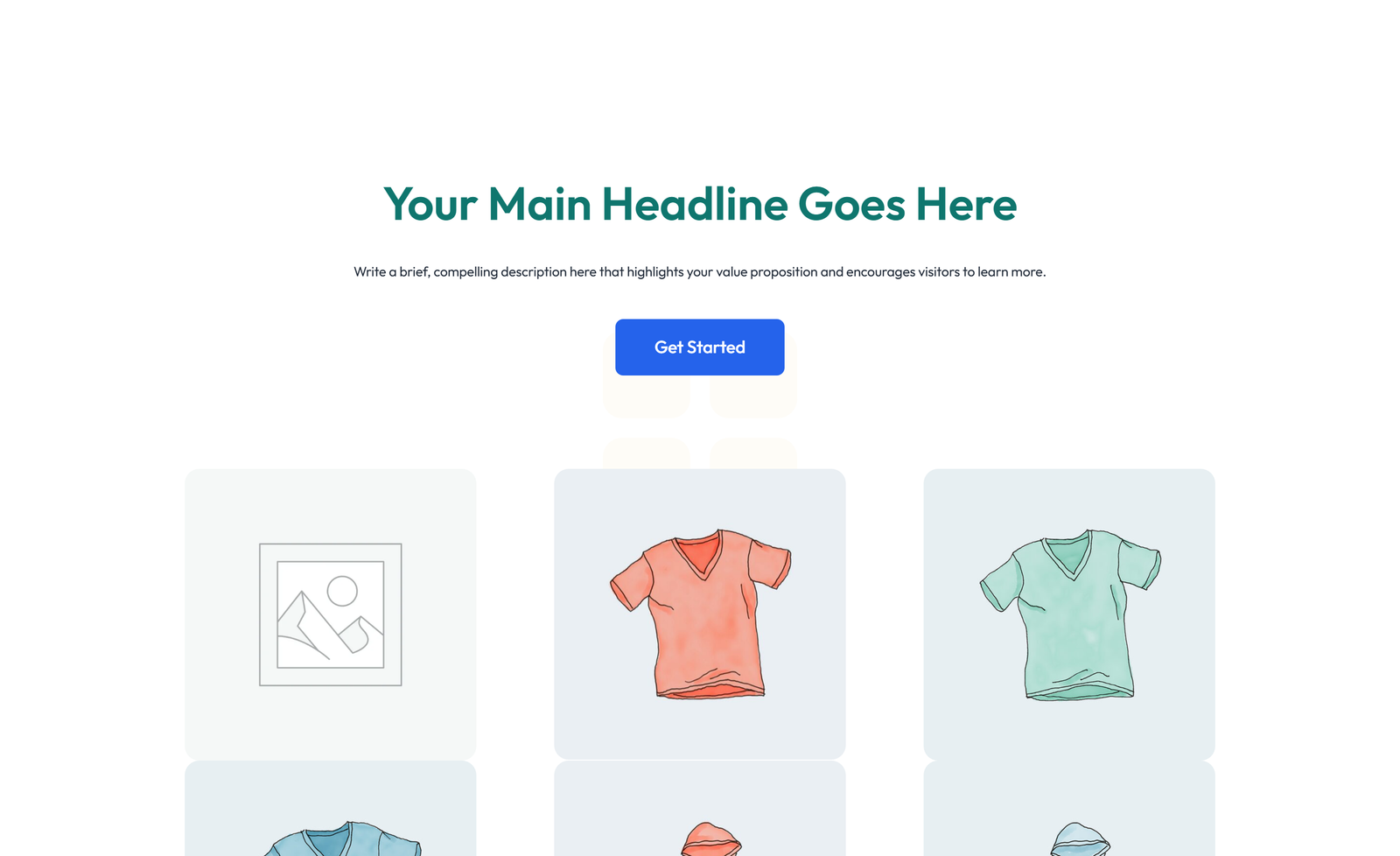 Centered Hero with H1, Subtitle, CTA Button 30 - Elementor component