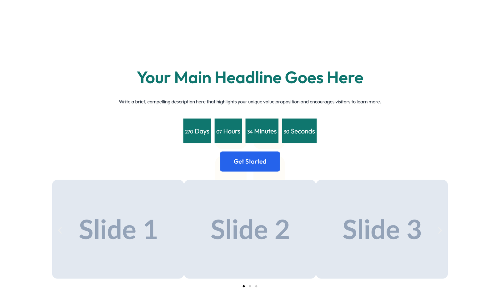 Centered Hero with H1, Subtitle, CTA, Trust Logos 32 - Elementor component