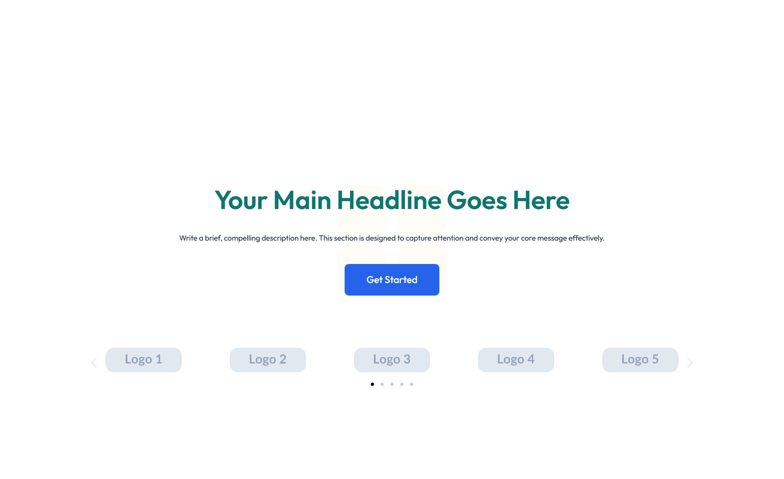 Screenshot of Split Hero with Text and Counters Left and Image Right 35 - Elementor Hero Sections component
