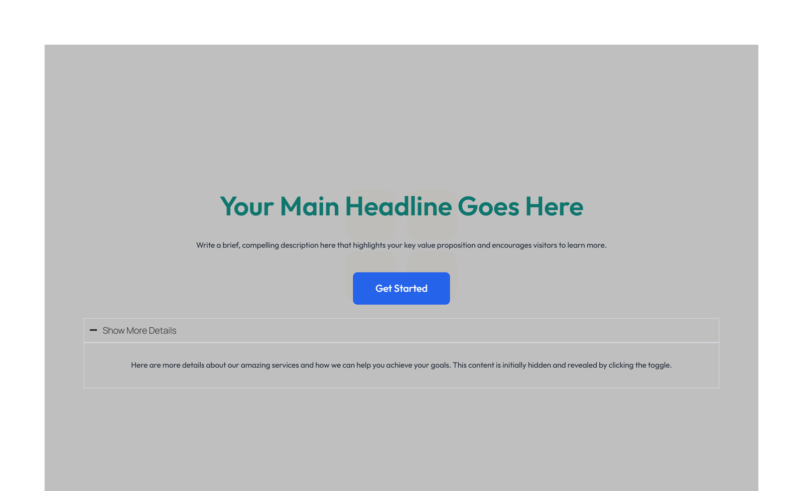Split Hero with Text Left and Image Right and Two Buttons 36 - Elementor component