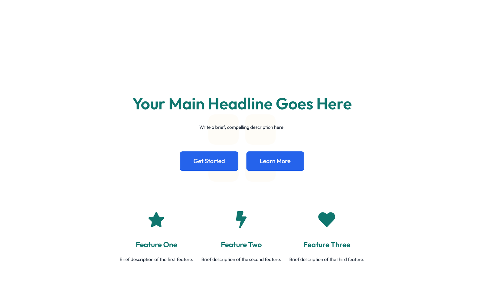 Screenshot of Centered Hero with H1, Subtitle, CTA, Trust Logos 40 - Elementor Hero Sections component