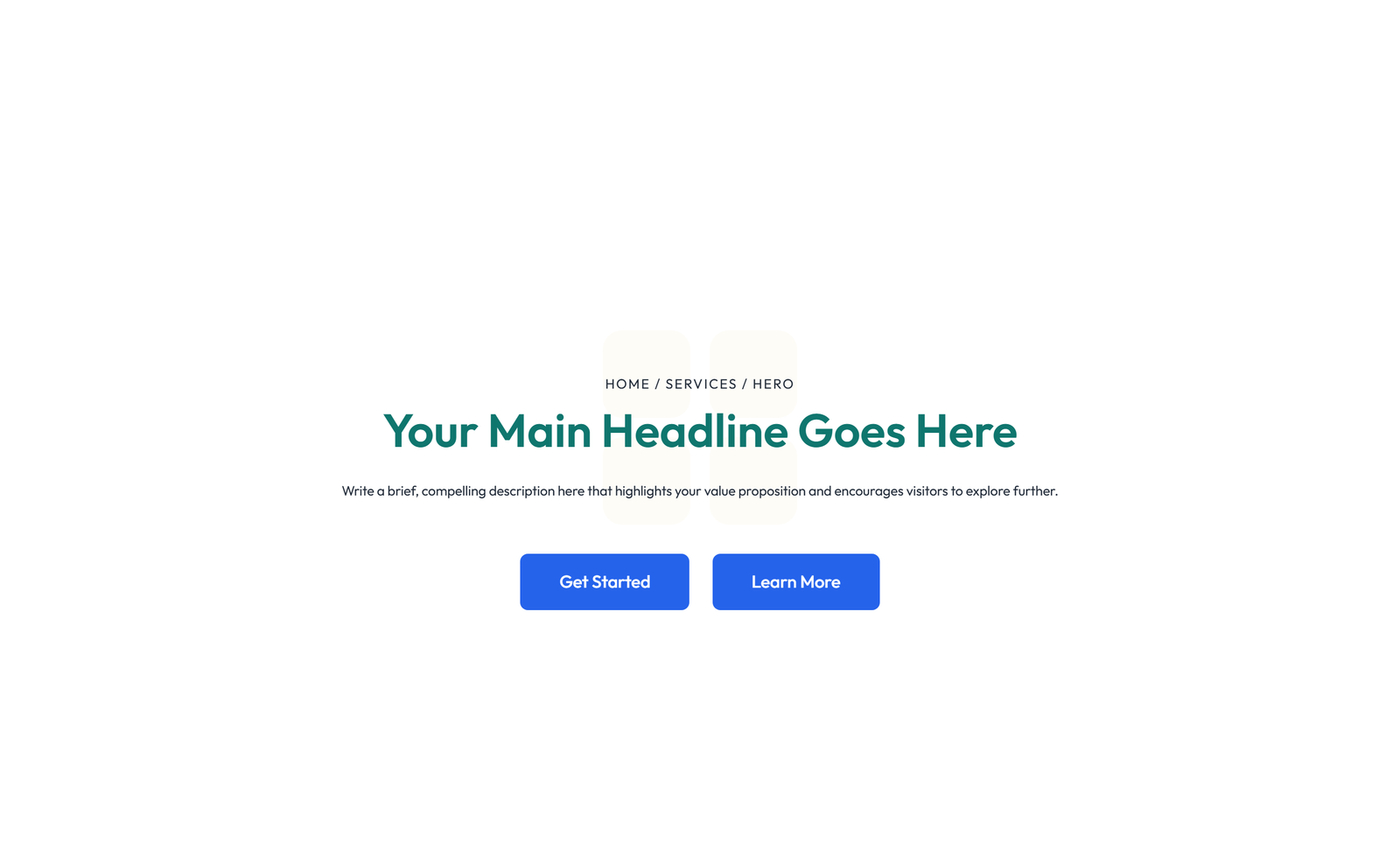 Screenshot of Split Hero with Image Left and Text Right and CTA 41 - Elementor Hero Sections component