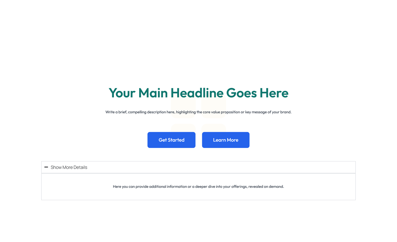 Screenshot of Split Hero with Text and Counters Left and Image Right 41 - Elementor Hero Sections component