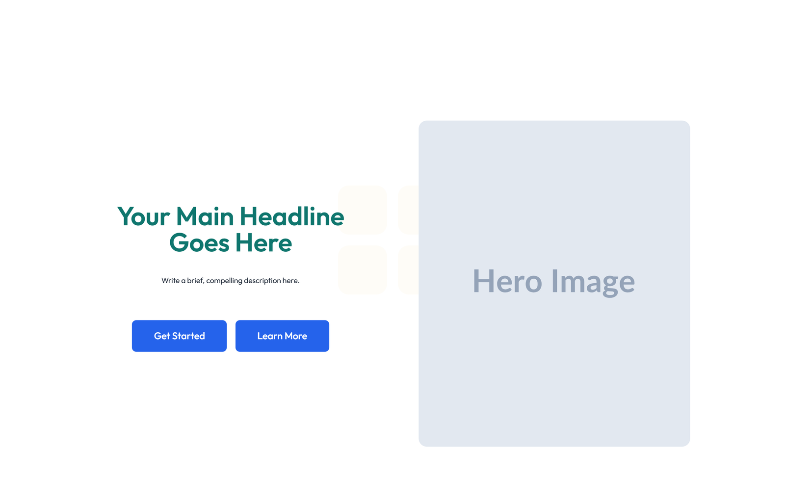 Centered Hero with H1, Subtitle, CTA, Trust Logos 42 - Elementor component