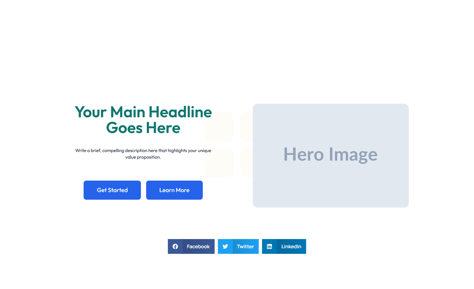 Split Hero with Image Left and Text Right and CTA 44 - Elementor component