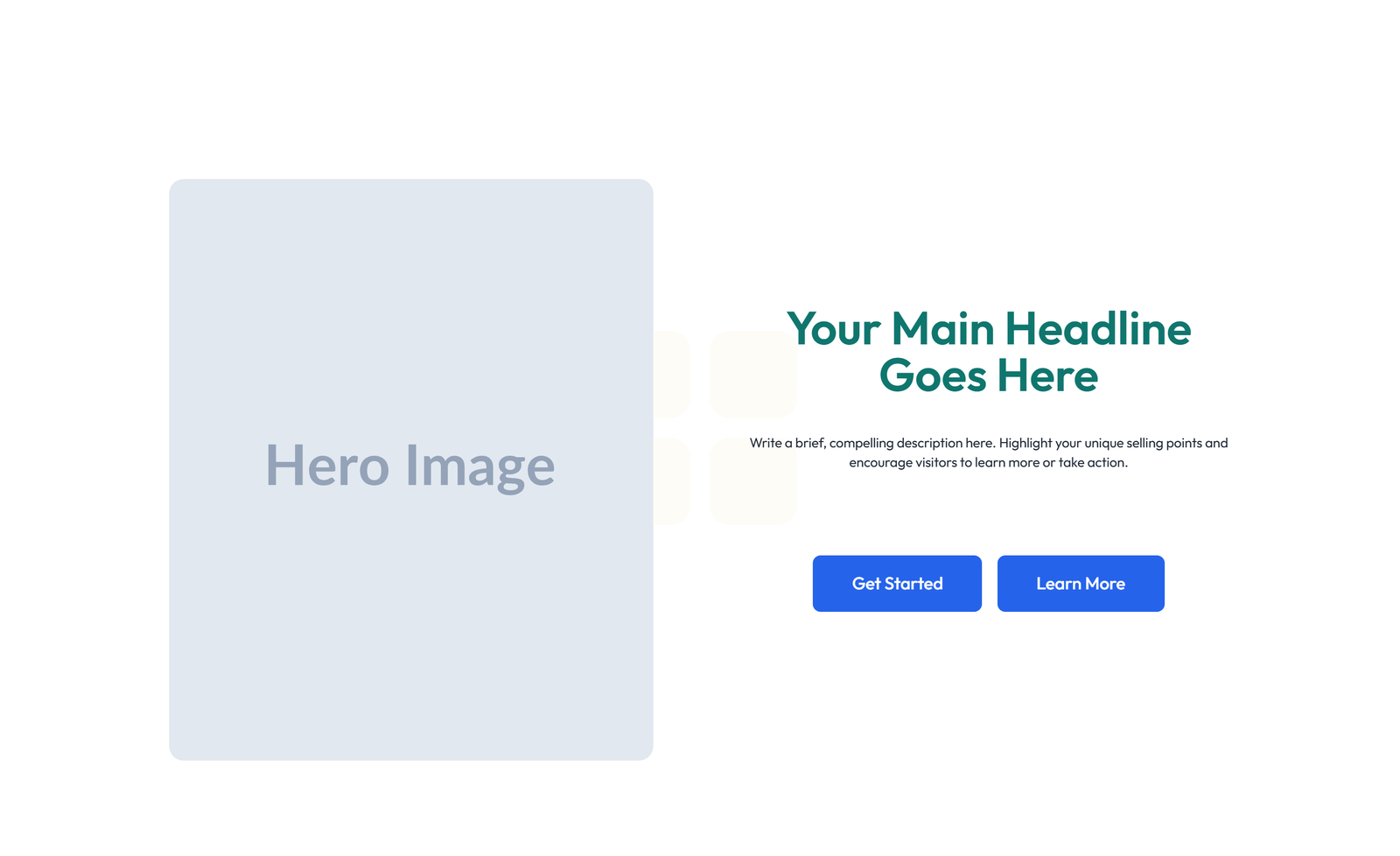 Centered Hero with H1, Subtitle, CTA, Trust Logos 45 - Elementor component