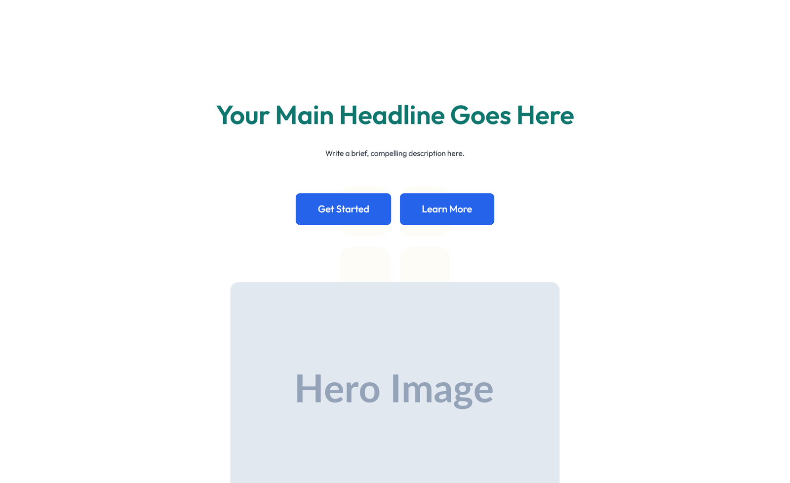 Split Hero with Text and Counters Left and Image Right 53 - Elementor component