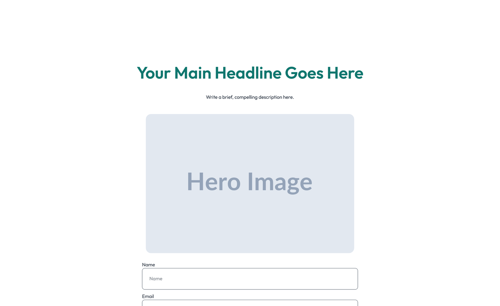 Split Hero with Text Left and Image Right and Two Buttons 54 - Elementor component