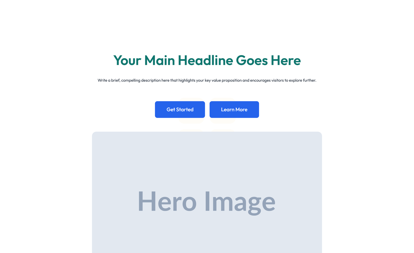 Split Hero with Text and Counters Left and Image Right 55 - Elementor component