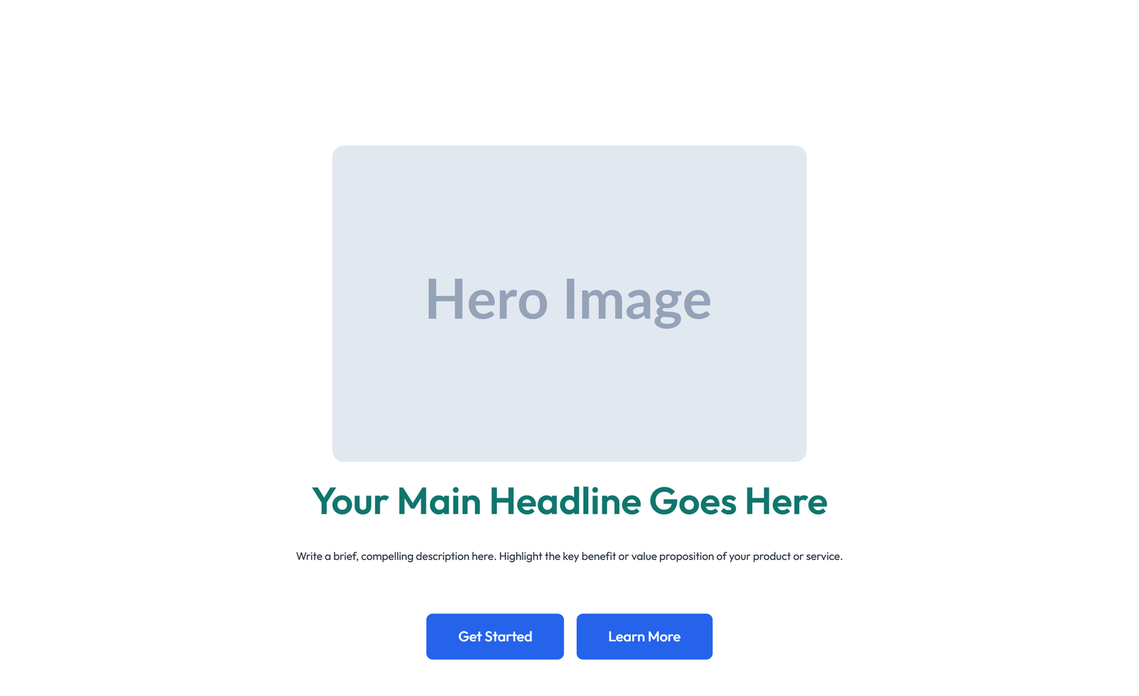 Centered Hero with H1, Subtitle, CTA, Trust Logos 56 - Elementor component