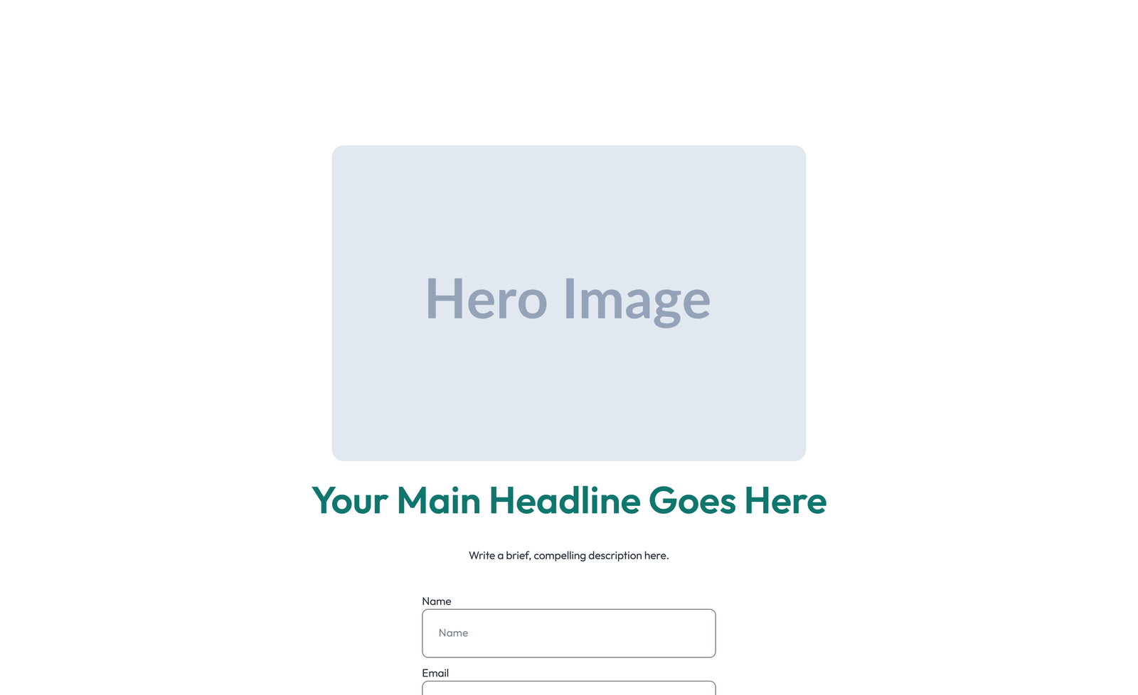 Centered Hero with H1, Subtitle, CTA, 3 Counter Stats 57 - Elementor component