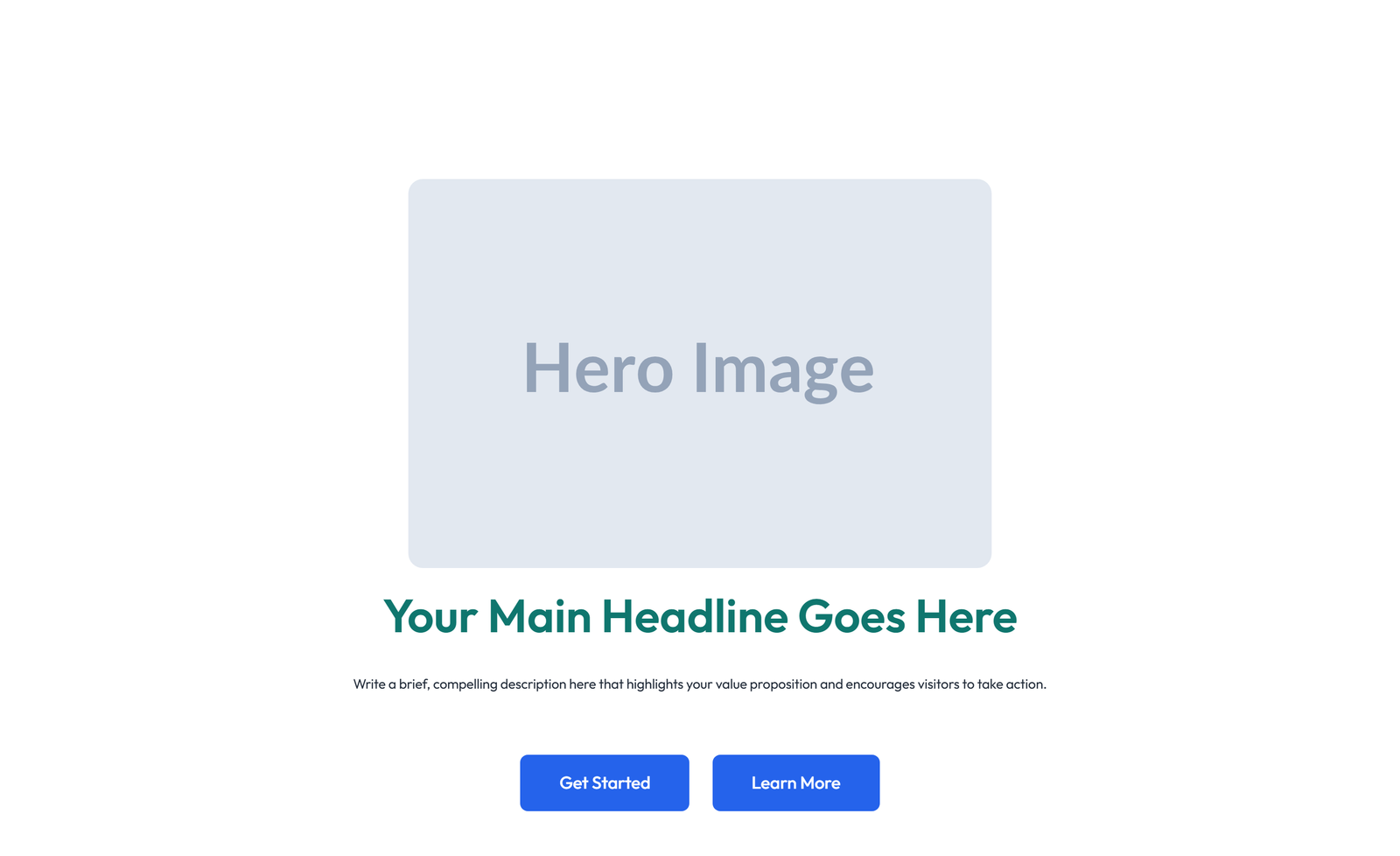 Centered Hero with H1, Subtitle, CTA, 3 Counter Stats 58 - Elementor component