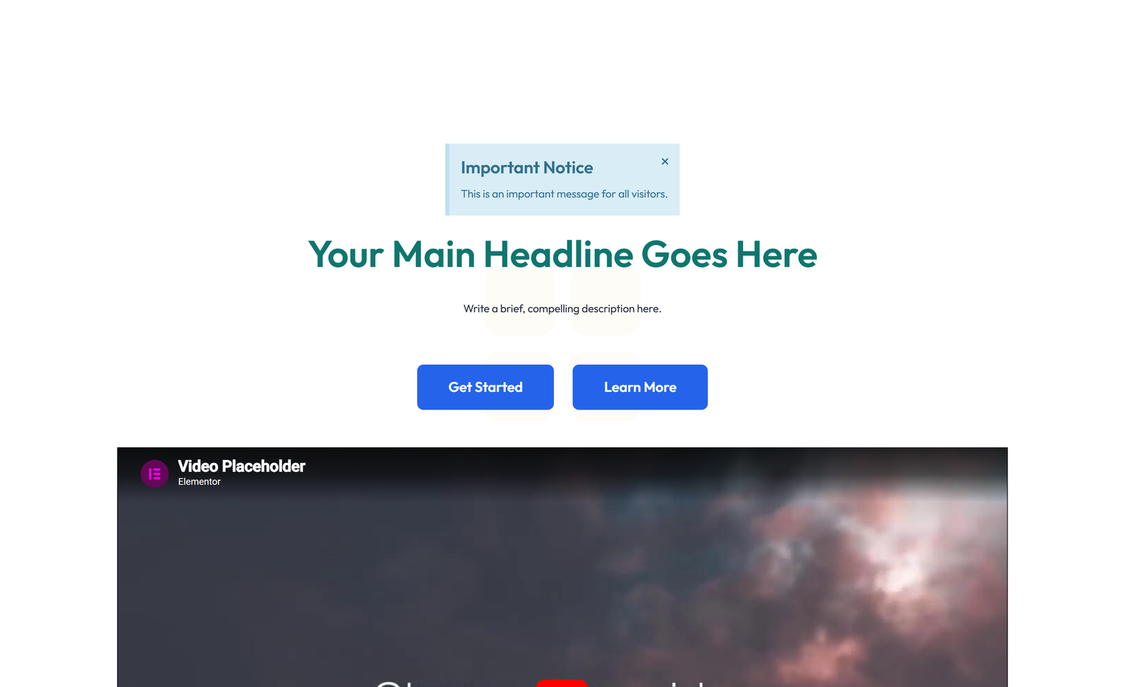 Split Hero with Text and Counters Left and Image Right 62 - Elementor component