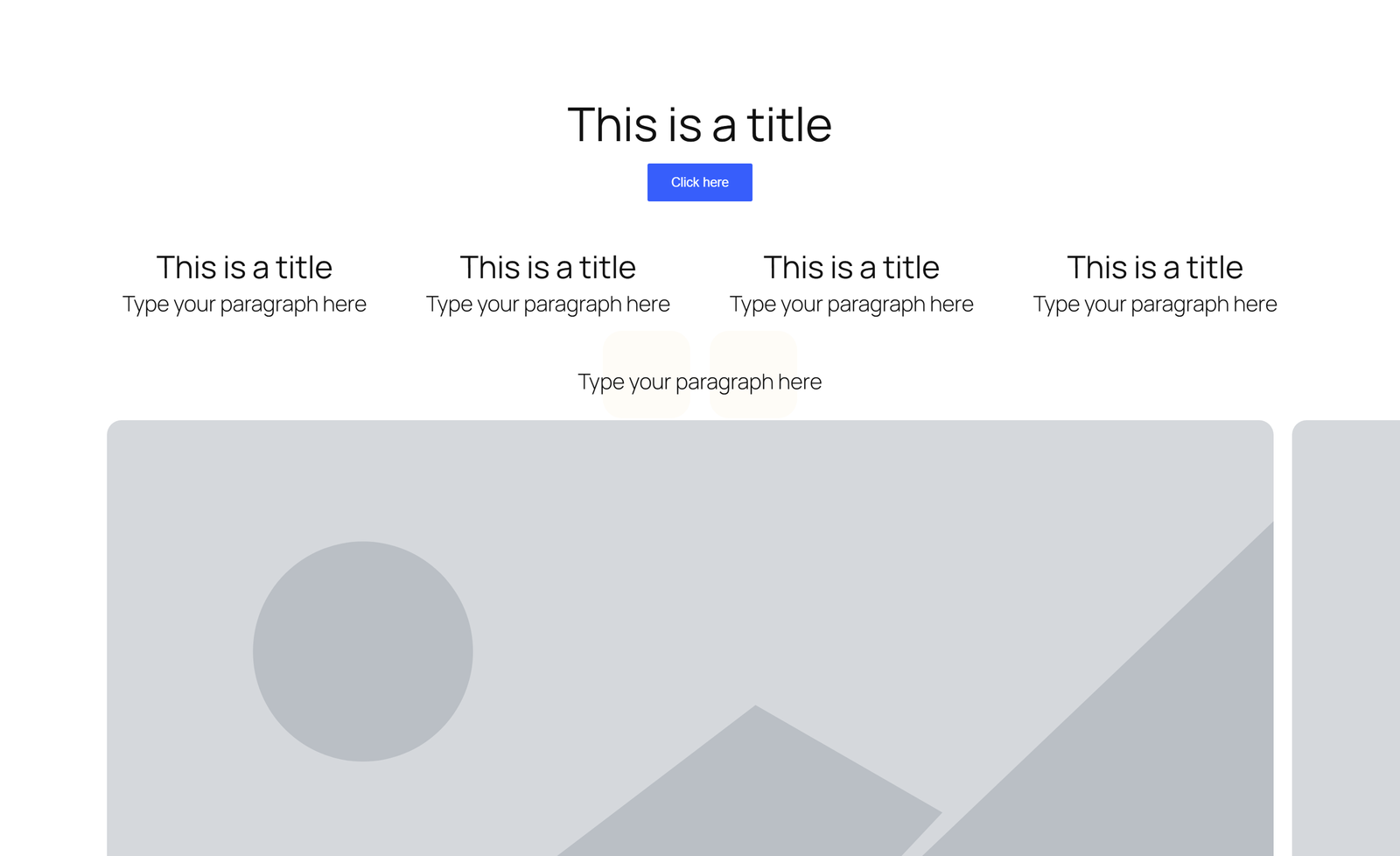 Centered Hero with Single Button, 4-logo Row, and 4-stat Counter - Elementor component