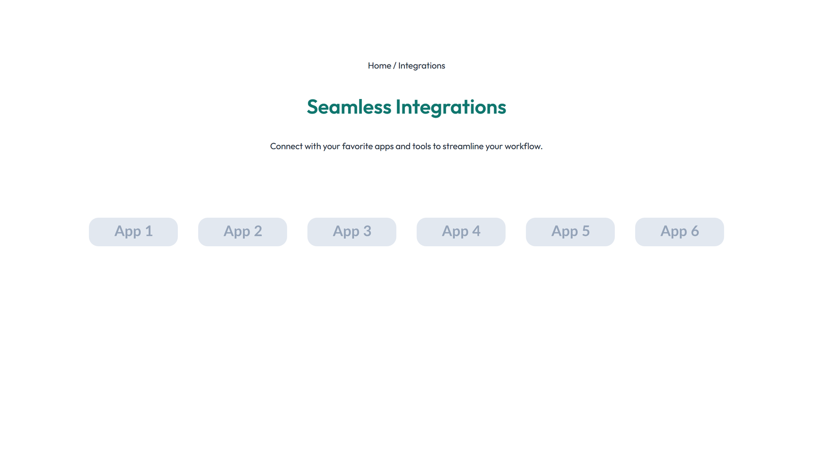 Screenshot of Integration Layout Style 2 4 - Elementor Integrations / Apps component