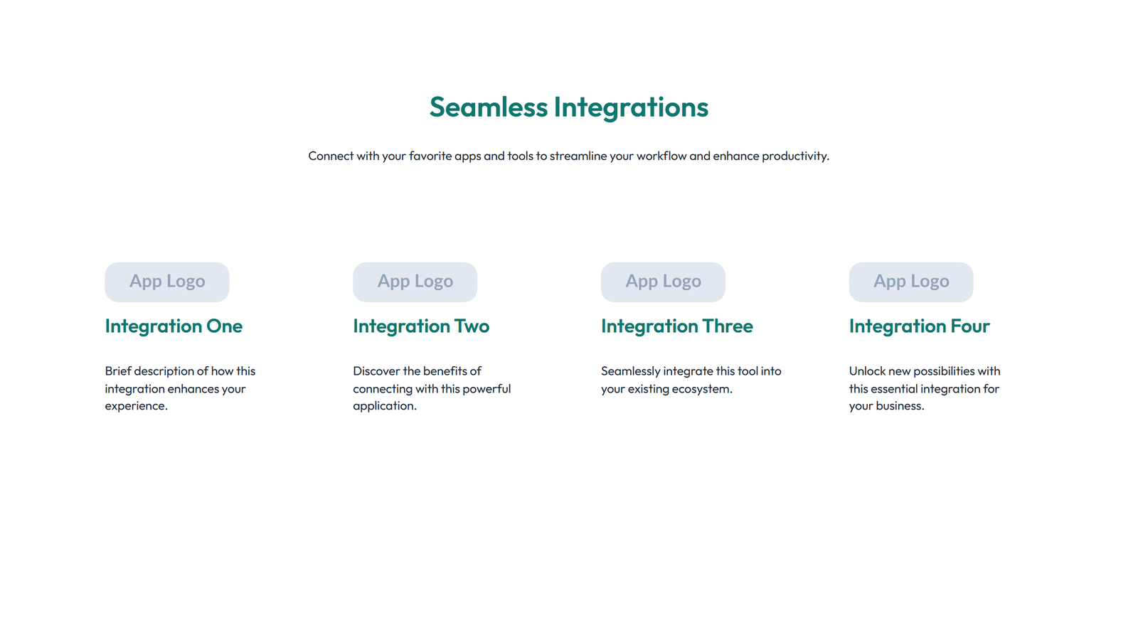 Integration Layout Style 5 5 - Elementor component