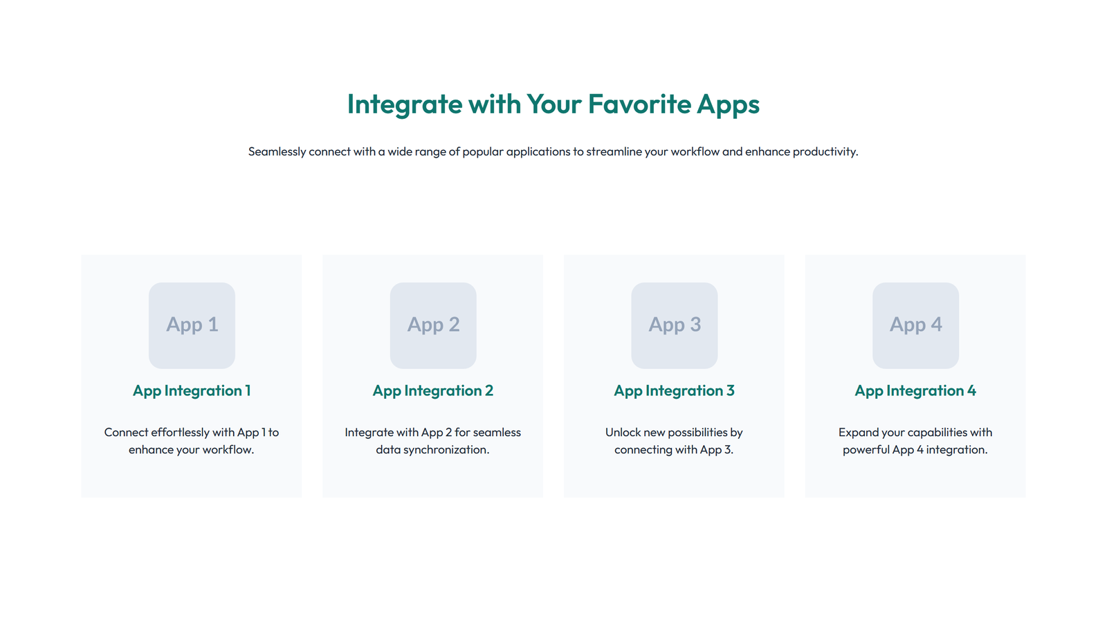 Integration Layout Style 6 6 - Elementor component