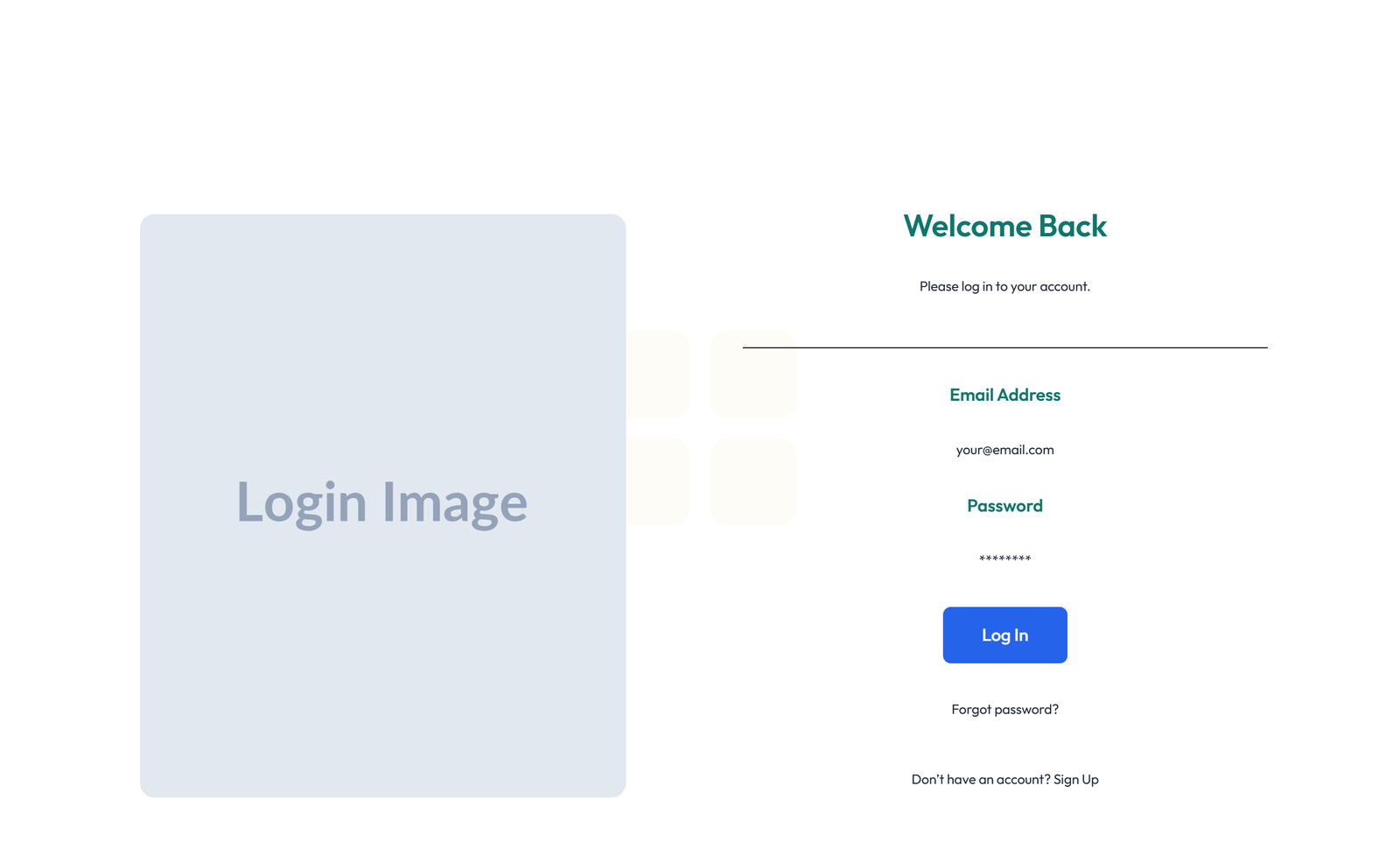 Login Layout Style 1 5 - Elementor component