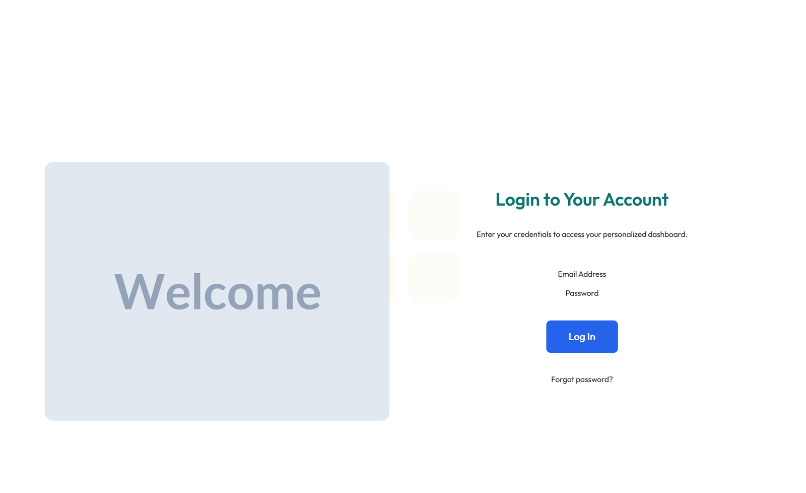 Login Layout Style 2 6 - Elementor component