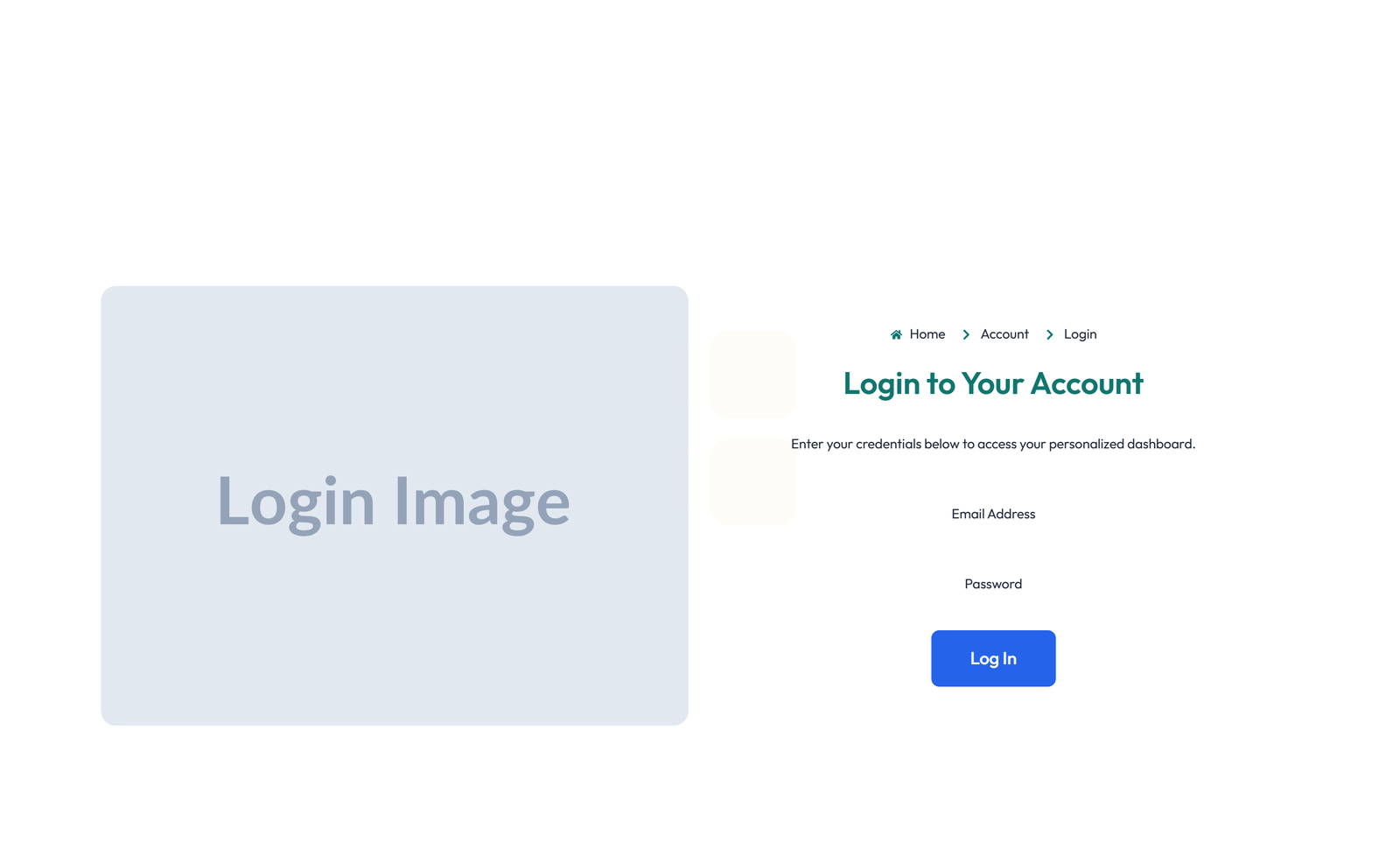 Login Layout Style 6 7 - Elementor component